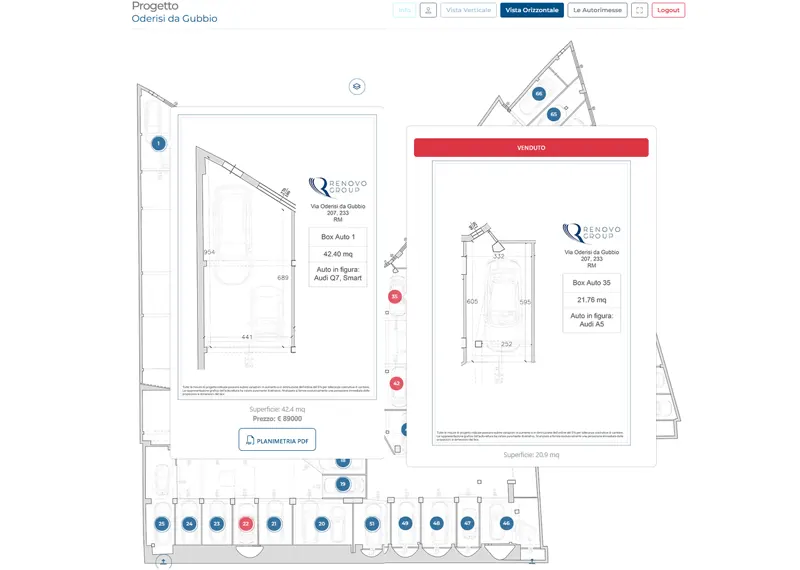 Mappatore per Autorimesse